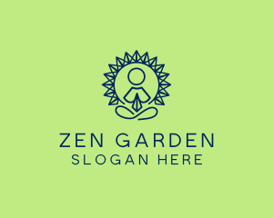 Zen Yoga Wellness logo design