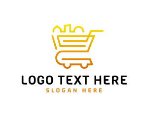 Grocery Cart Shopping logo