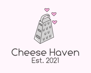 Cute Cheese Grater  logo design