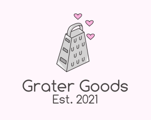 Cute Cheese Grater  logo design