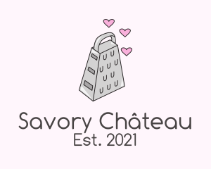 Cute Cheese Grater  logo design