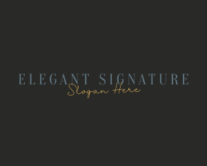 Elegant Stylish Company logo design