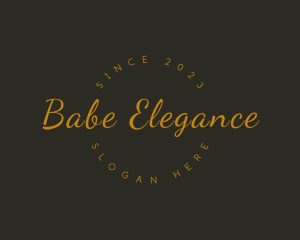 Elegant Boutique Business logo design