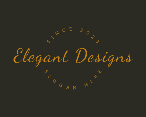 Elegant Boutique Business logo design