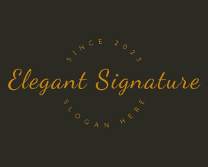 Elegant Boutique Business logo design