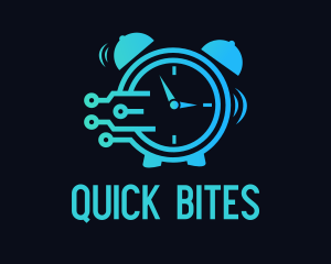 Alarm Clock Circuit logo design