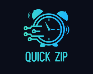 Alarm Clock Circuit logo design