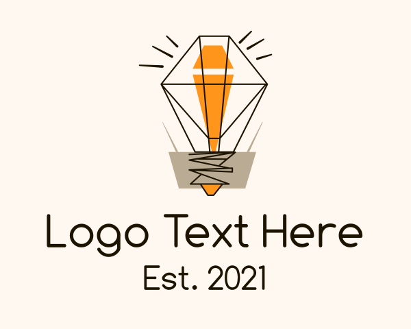 Light Bulb logo example 1