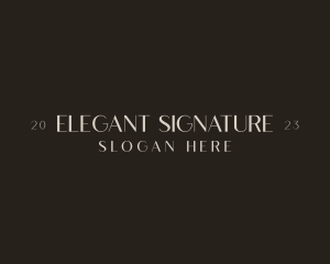 Elegant Stylist Business logo design