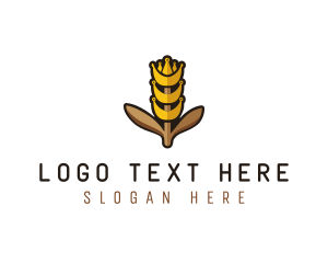 Grain Wheat Farm logo design