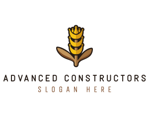 Grain Wheat Farm logo design