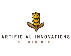 Grain Wheat Farm logo design