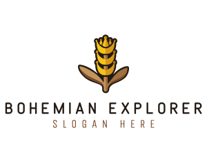 Grain Wheat Farm logo design