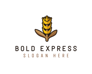 Grain Wheat Farm logo design