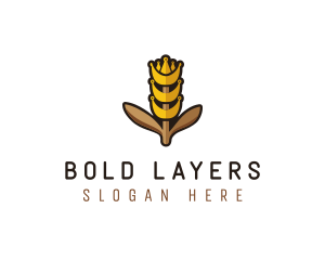 Grain Wheat Farm logo design