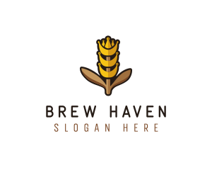 Grain Wheat Farm logo design