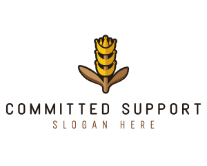 Grain Wheat Farm logo design