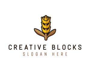 Grain Wheat Farm logo design