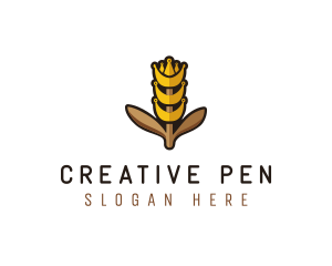 Grain Wheat Farm logo design