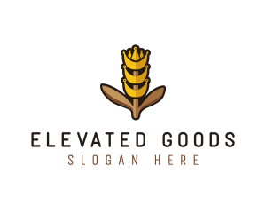 Grain Wheat Farm logo design