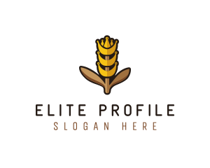 Grain Wheat Farm logo design