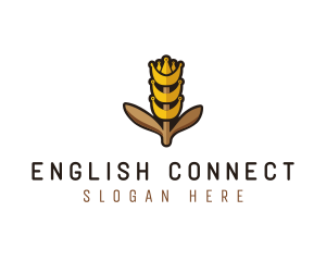 Grain Wheat Farm logo design