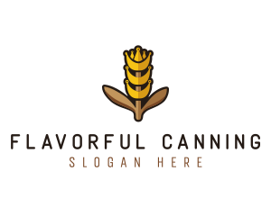 Grain Wheat Farm logo design