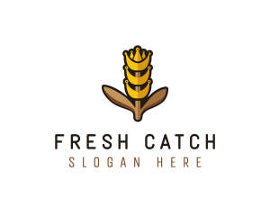 Grain Wheat Farm logo design