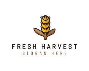 Grain Wheat Farm logo design