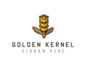 Grain Wheat Farm logo design