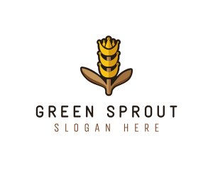 Grain Wheat Farm logo design