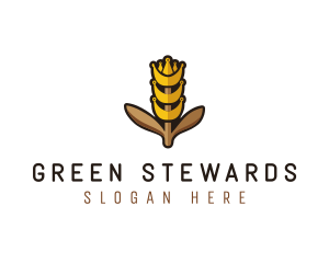 Grain Wheat Farm logo design