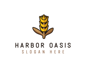 Grain Wheat Farm logo design