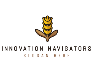 Grain Wheat Farm logo design