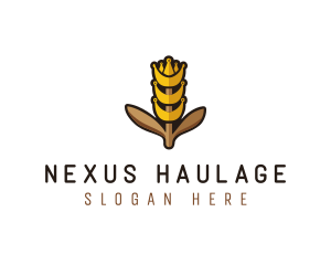 Grain Wheat Farm logo design