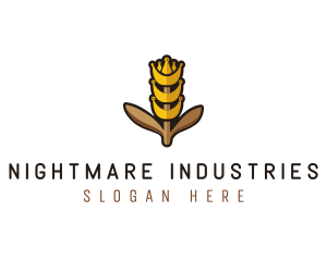 Grain Wheat Farm logo design