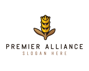 Grain Wheat Farm logo design