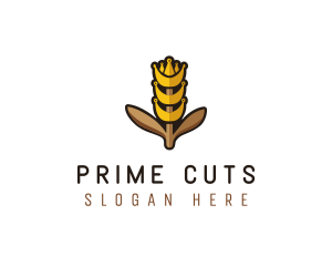 Grain Wheat Farm logo design