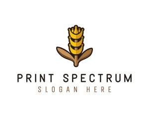 Grain Wheat Farm logo design