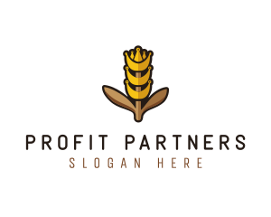 Grain Wheat Farm logo design