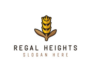 Grain Wheat Farm logo design