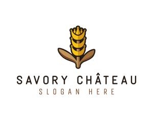 Grain Wheat Farm logo design