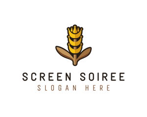 Grain Wheat Farm logo design