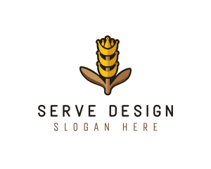 Grain Wheat Farm logo design