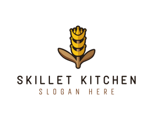 Grain Wheat Farm logo design