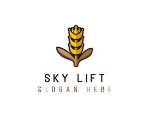 Grain Wheat Farm logo design