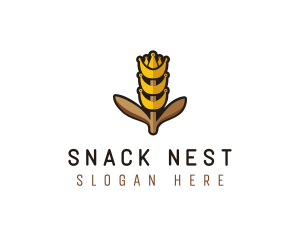 Grain Wheat Farm logo design