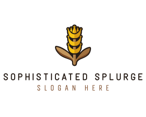 Grain Wheat Farm logo design