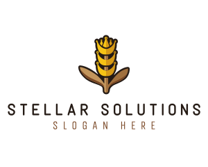 Grain Wheat Farm logo design