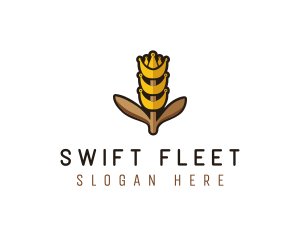 Grain Wheat Farm logo design